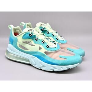 Nike Air Max 270 React Hyper Shoes Jade Frosted Spruce Volt AO4971 Mens Size 13